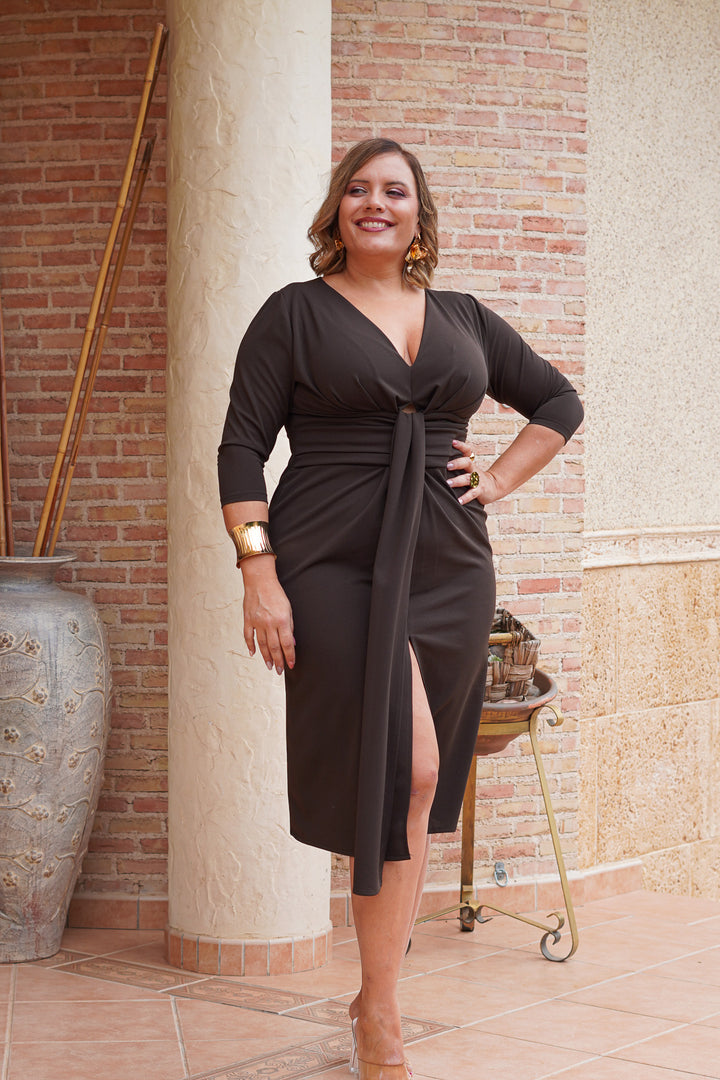 Vestido Vera Chocolate