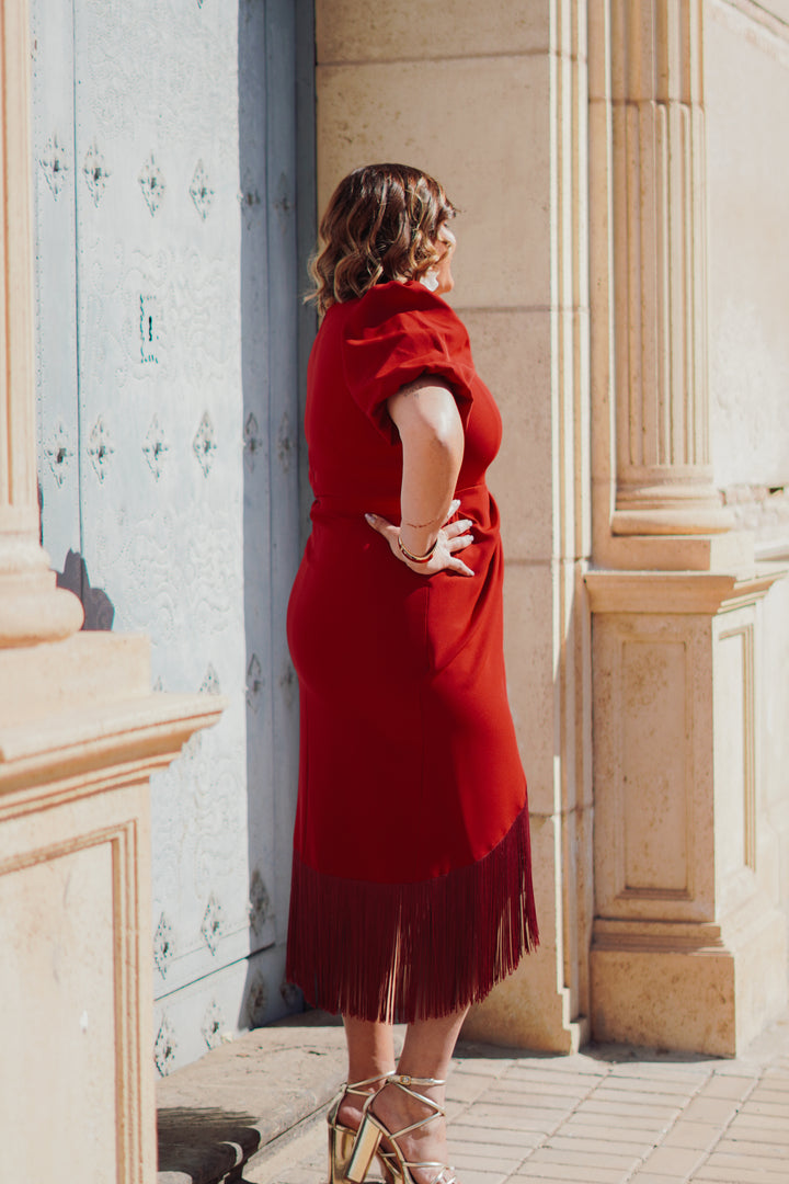 Vestido Ambesa Rojo