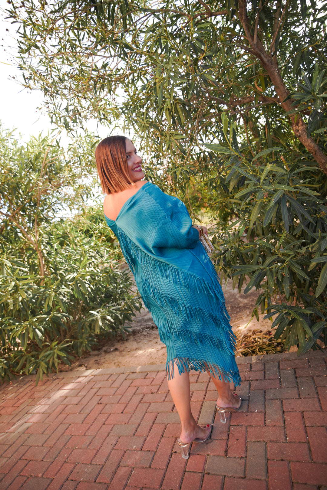 Vestido Aurora Aguamarina