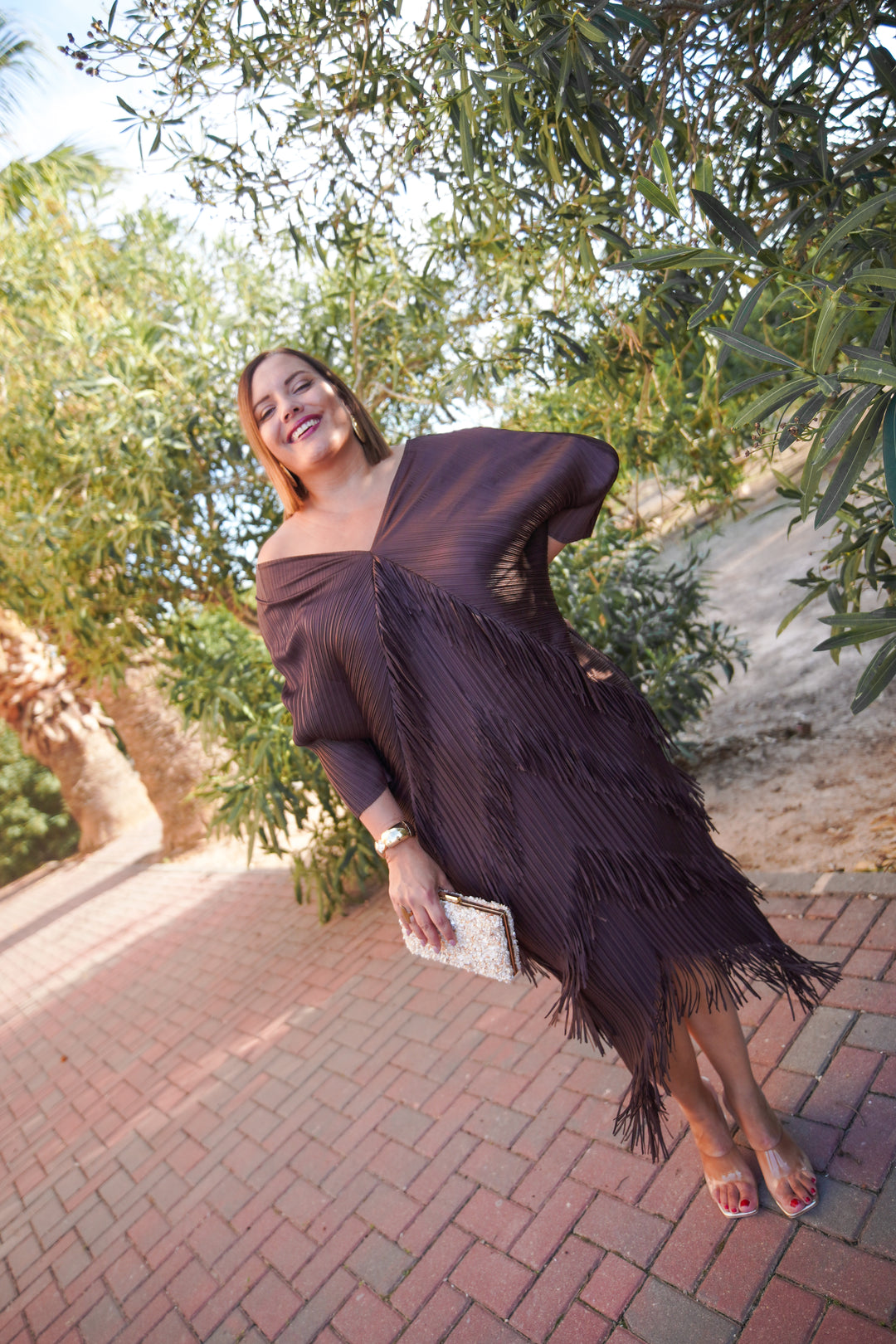 Vestido Aurora Marrón
