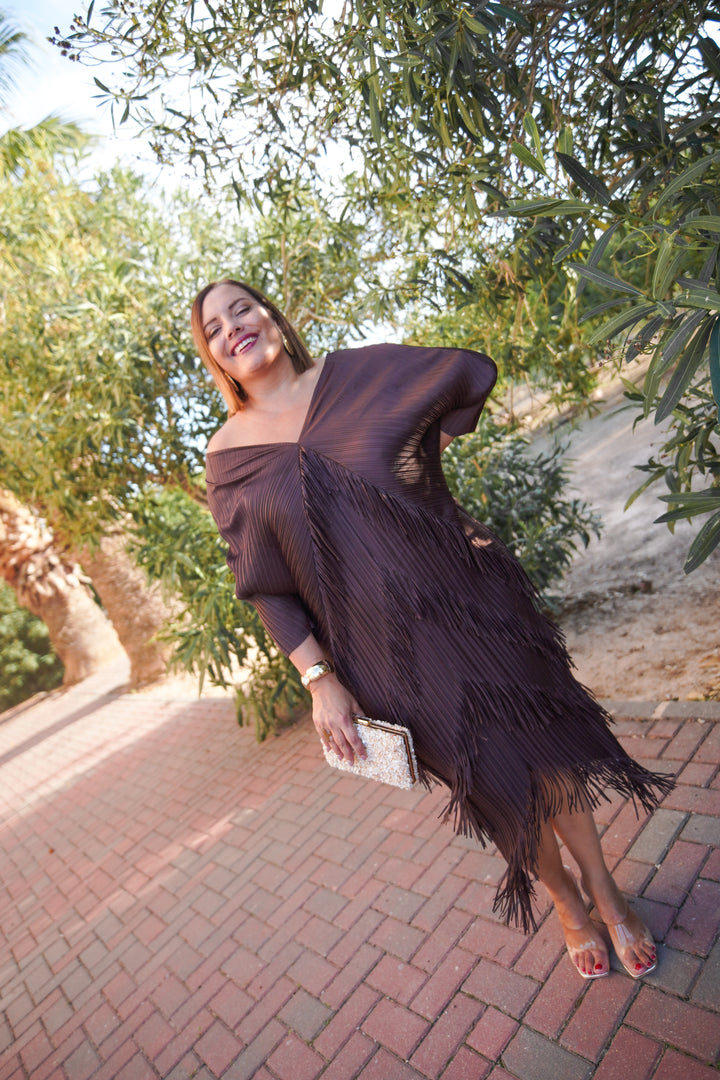 Vestido Aurora Marrón