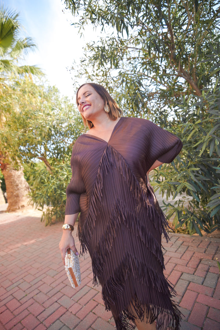 Vestido Aurora Marrón