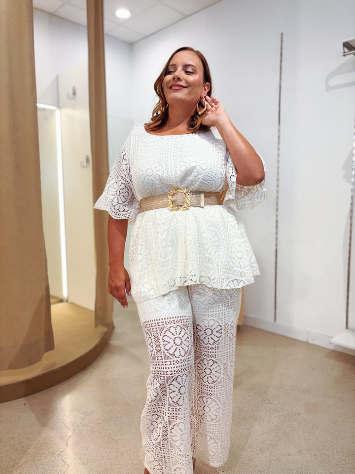 CONJUNTO NURIA CALADO BLANCO