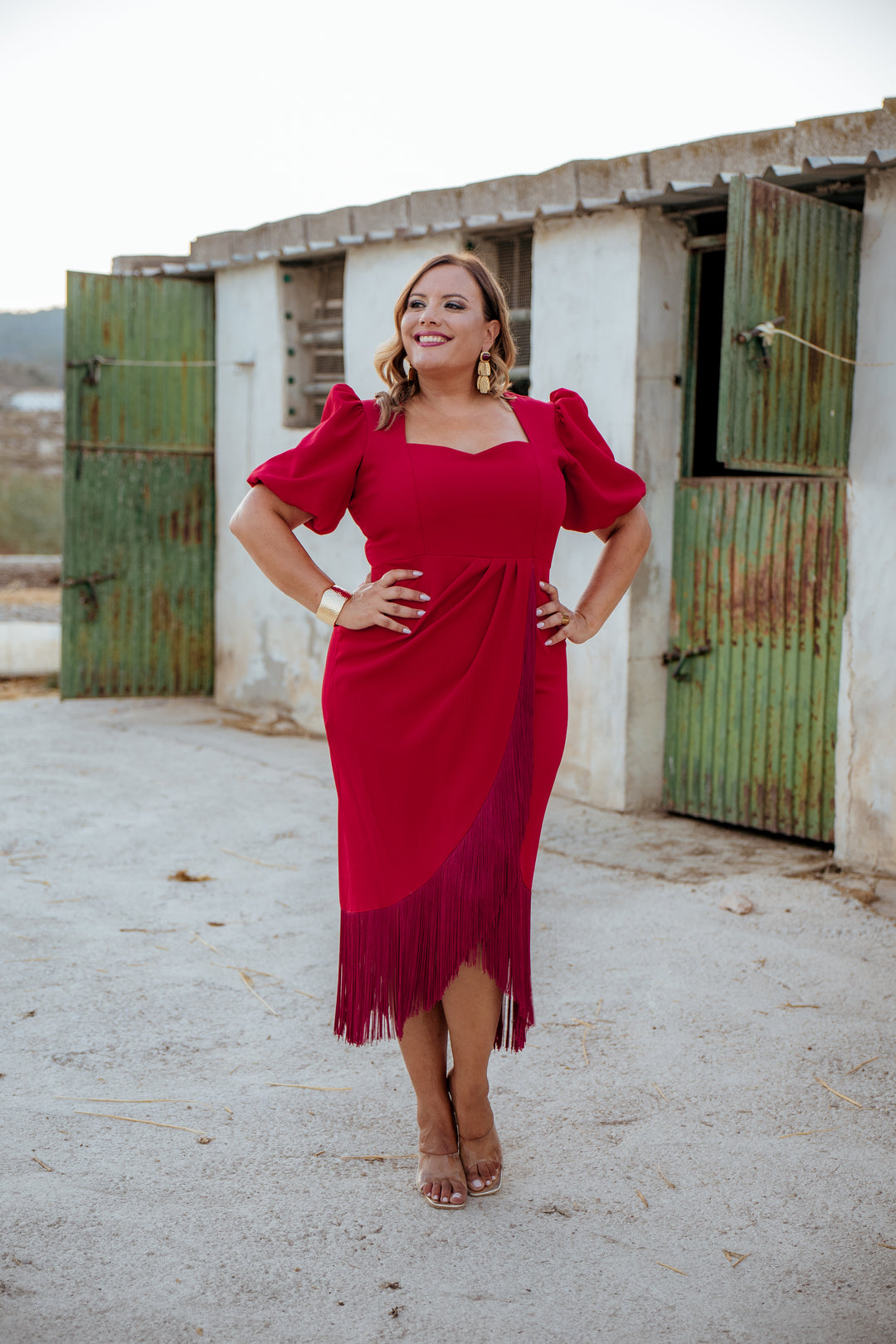 Vestido Ambesa Rojo