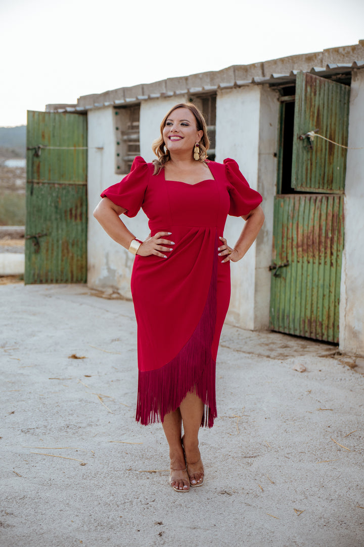 Vestido Ambesa Rojo
