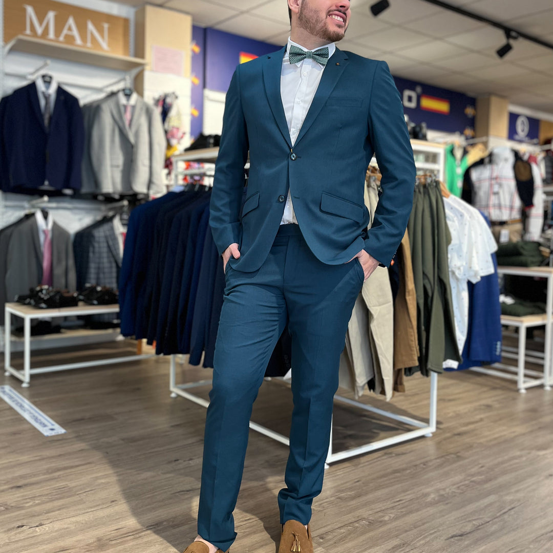 TRAJE VERDE PATO OSCURO