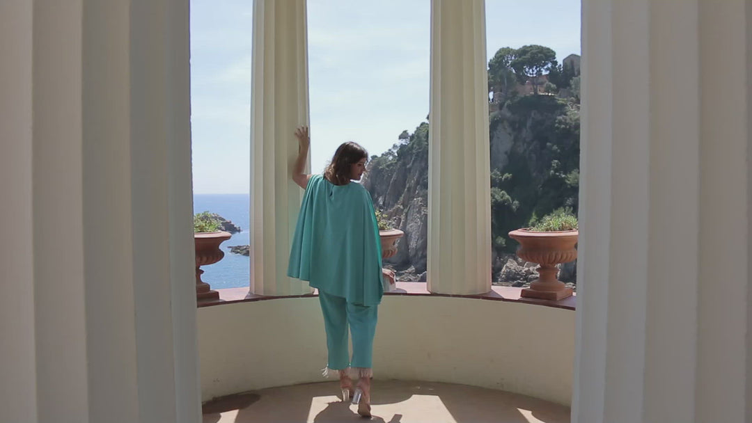 CALÇA AMALFI AQUAMARINE